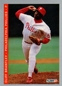 1993 Fleer #486 Cliff Brantley VG Philadelphia Phillies 