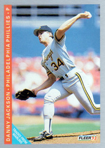 1993 Fleer #492 Danny Jackson VG Philadelphia Phillies 