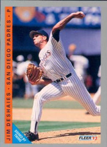1993 Fleer #520 Jim Deshaies VG San Diego Padres 