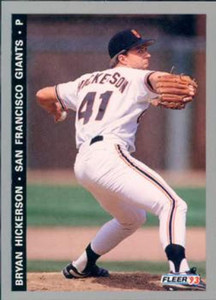 1993 Fleer #530 Bryan Hickerson VG San Francisco Giants 