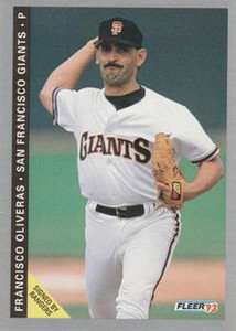 1993 Fleer #534 Francisco Oliveras VG San Francisco Giants 