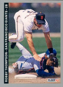 1993 Fleer #538 Robby Thompson VG San Francisco Giants 