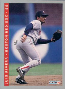 1993 Fleer #565 Luis Rivera VG Boston Red Sox 