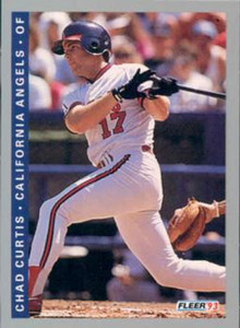 1993 Fleer #571 Chad Curtis VG California Angels 