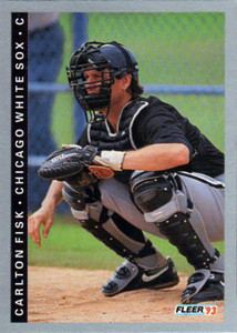 1993 Fleer #582 Carlton Fisk VG Chicago White Sox 