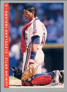 1993 Fleer #598 Junior Ortiz VG Cleveland Indians 
