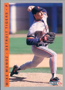 1993 Fleer #609 Mike Munoz VG Detroit Tigers 