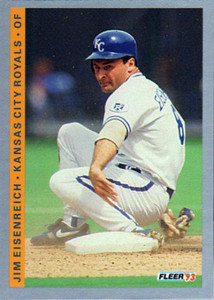 1993 Fleer #617 Jim Eisenreich VG Kansas City Royals 