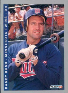 1993 Fleer #638 Randy Bush VG Minnesota Twins 