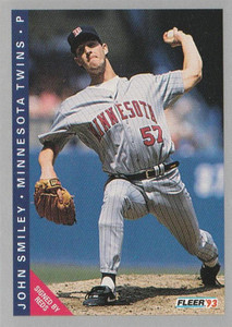 1993 Fleer #643 John Smiley VG Minnesota Twins 