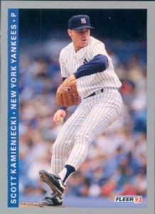 1993 Fleer #651 Scott Kamieniecki VG New York Yankees 