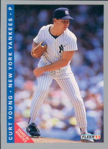 1993 Fleer #658 Curt Young VG New York Yankees 