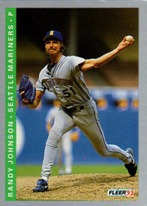 1993 Fleer #676 Randy Johnson VG Seattle Mariners 