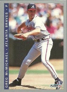 1993 Fleer Final Edition #4 Greg McMichael NM-MT  RC Rookie Atlanta Braves 