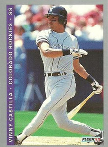 1993 Fleer Final Edition #25 Vinny Castilla NM-MT  Colorado Rockies 