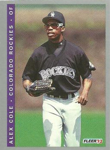 1993 Fleer Final Edition #27 Alex Cole NM-MT  Colorado Rockies 