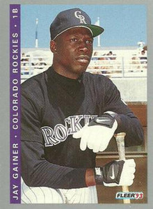 1993 Fleer Final Edition #29 Jay Gainer NM-MT  RC Rookie Colorado Rockies 