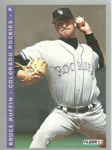 1993 Fleer Final Edition #42 Bruce Ruffin NM-MT  Colorado Rockies 