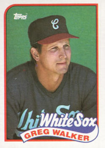 1989 Topps #408 Greg Walker NM-MT Chicago White Sox 