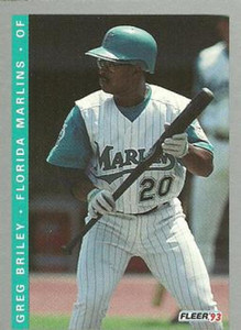 1993 Fleer Final Edition #54 Greg Briley NM-MT  Florida Marlins 
