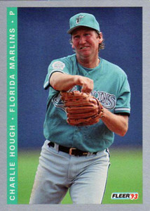 1993 Fleer Final Edition #63 Charlie Hough NM-MT  Florida Marlins 