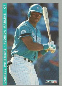 1993 Fleer Final Edition #74 Darrell Whitmore NM-MT  RC Rookie Florida Marlins 
