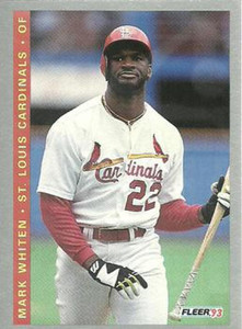 1993 Fleer Final Edition #133 Mark Whiten NM-MT  St. Louis Cardinals 