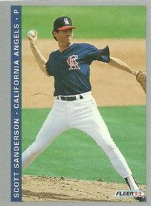 1993 Fleer Final Edition #188 Scott Sanderson NM-MT  California Angels 