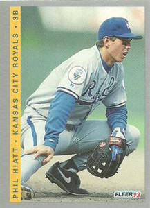 1993 Fleer Final Edition #220 Phil Hiatt NM-MT  Kansas City Royals 