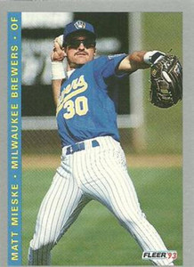 1993 Fleer Final Edition #229 Matt Mieske NM-MT  Milwaukee Brewers 
