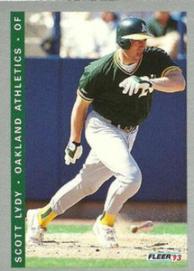 1993 Fleer Final Edition #256 Scott Lydy NM-MT  RC Rookie Oakland Athletics 
