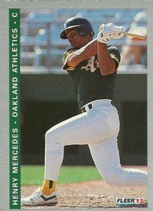 1993 Fleer Final Edition #257 Henry Mercedes NM-MT  Oakland Athletics 