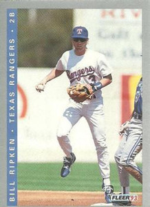 1993 Fleer Final Edition #282 Billy Ripken NM-MT  Texas Rangers 
