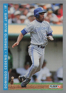 1993 Fleer Final Edition #289 Domingo Cedeno NM-MT  RC Rookie Toronto Blue Jays 
