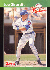 1989 Donruss Rookies #23 Joe Girardi NM-MT RC Rookie Chicago Cubs 