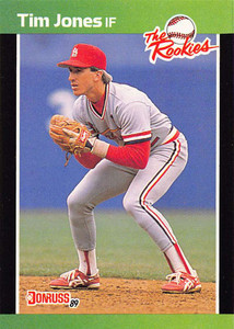 1989 Donruss Rookies #28 Tim Jones NM-MT St. Louis Cardinals 