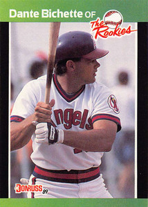 1989 Donruss Rookies #29 Dante Bichette NM-MT California Angels 