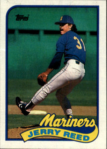 1989 Topps #441 Jerry Reed NM-MT Seattle Mariners 