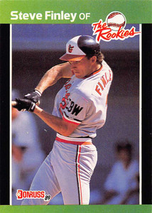 1989 Donruss Rookies #47 Steve Finley NM-MT RC Rookie Baltimore Orioles 