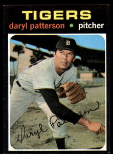 1971 Topps #481 Daryl Patterson VG Detroit Tigers 