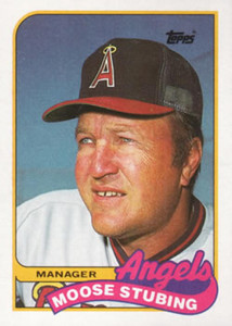 1989 Topps #444 Moose Stubing MG NM-MT California Angels 