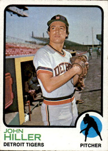 1973 Topps #448 John Hiller VG Detroit Tigers 