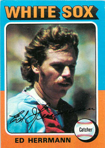1975 Topps #219 Ed Herrmann VG Chicago White Sox 