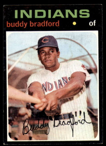 1971 Topps #552 Buddy Bradford VG Cleveland Indians 