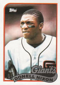1989 Topps #447 Donell Nixon NM-MT San Francisco Giants 