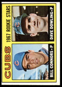 1967 Topps #272 Bill Connors/Dave Dowling Cubs Rookies VG RC Rookie Chicago Cubs 