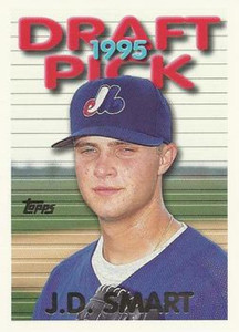 1995 Topps Traded and Rookies #49T J.D. Smart NM-MT  RC Rookie Montreal Expos 