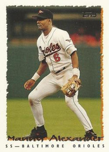 1995 Topps Traded and Rookies #59T Manny Alexander NM-MT  Baltimore Orioles 