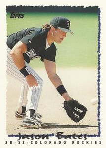 1995 Topps Traded and Rookies #100T Jason Bates NM-MT  Colorado Rockies 