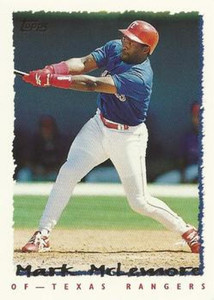 1995 Topps Traded and Rookies #114T Mark McLemore NM-MT  Texas Rangers 